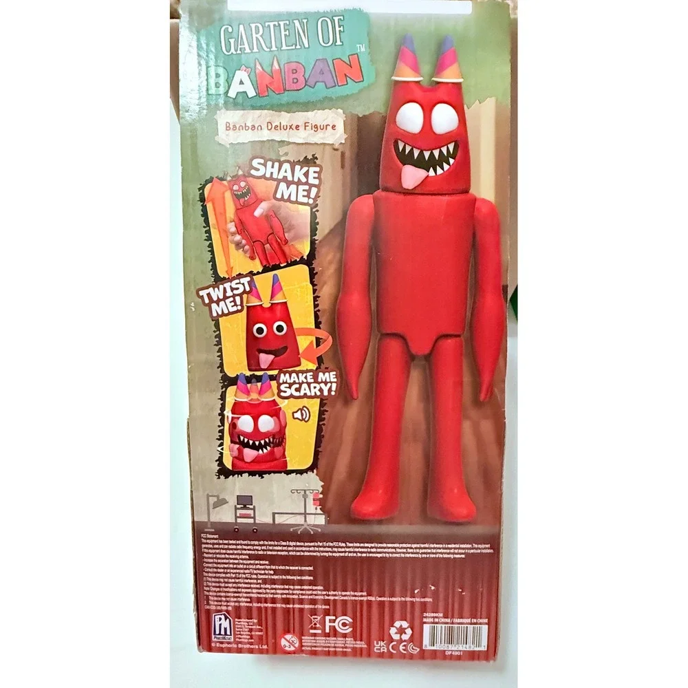 PhatMojo Garten of Banban Deluxe Figure Kids 10in Red Good Talking 2-in-1 Face